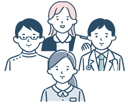複数の人々のイラスト